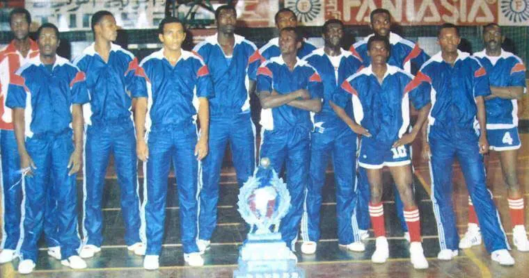 Les fauves de Bas-oubangui - Equipe Championne d'Afrique 1987