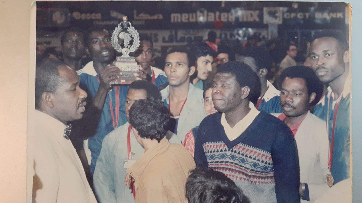 Les fauves de Bas-oubangui - Equipe Championne d'Afrique 1987 - Source Ndeke Luka